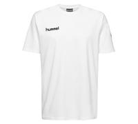 Hummel Unisex Kinder Hmlgo Kids Cotton S/S T-shirts, Weiß, 128 EU
