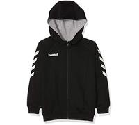 Hummel Unisex Kinder Hmlgo Kids Cotton Zip Hoodie Kapuzenjacke, Schwarz, 176