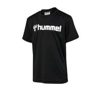 Hummel Unisex Kinder Hmllogo Jersey S/S Kids T-Shirt, Schwarz, 152 EU