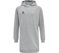 hummel Unisex Kinder Hmlmove Grid Cotton Sweatdress Kids Sweatshirt, Grey Melange, 164 EU