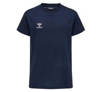 hummel Unisex Kinder Hmlmove Grid Cotton T-Shirt S/S Kid T Shirt, Marine, 176 EU
