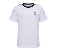hummel Unisex Kinder Hmlstaltic Poly Jersey S/S Kids T Shirt, Weiß, 128 EU