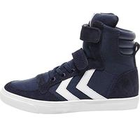 hummel Unisex Kinder Slimmer Stadil High Jr Hohe Sneaker, Dress Blue, 28 EU