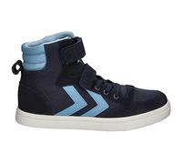 HUMMEL Unisex Kinder Slimmer Stadil High Jr Sneaker, Black Iris 217937, 28 EU