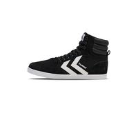 hummel Unisex Slimmer Stadil High Sneaker, Black, Size 36