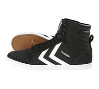 hummel Unisex Slimmer Stadil High Sneaker, Black, Size 47
