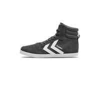 hummel Unisex Slimmer Stadil High Sneaker, White/Grey, Size 42