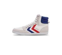 hummel Unisex Slimmer Stadil High Sneaker, White, Size 36