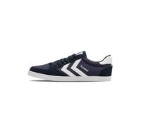 hummel Unisex Slimmer Stadil Low Sneaker, Blue, Size 41