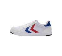 hummel Unisex Stadil Light Canvas Sneaker, White Blue Red 208 263 9253, 37 EU