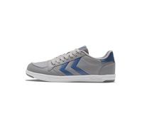 HUMMEL Unisex Stadil Light Sneaker, Alloy/Navy, 40 EU