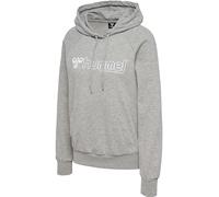 Hummel Kapuzenpullover Hmlnoni 2.0 – verstellbare Taille, Raglanärmel – Damen Grau Melange S