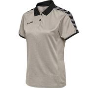 hummel Womens hmlAuthentic Functional Polo, Grey, Extra Small
