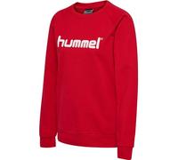 hummel Womens hmlGo Cotton Logo Sweatshirt, Red, Small
