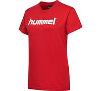 hummel GO Baumwoll Logo T-Shirt Damen kurzarm true red S