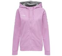 hummel Womens hmlGo Cotton Zip Hoodie, Pink, Extra Small