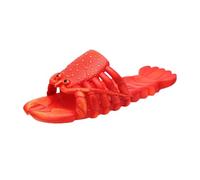 Hummer Flip Flops lustige Sandalen Hummer Hausschuhe Unisex Hummer Schuhe Pool Party Schuhe Fisch Hausschuhe Hausschuhe für Frauen Männer & Kind (25-44EU)