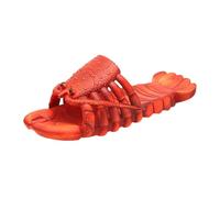 Hummer Flip Flops lustige Sandalen Hummer Hausschuhe Unisex Hummer Schuhe Pool Party Schuhe Fisch Hausschuhe Hausschuhe für Frauen Männer & Kind (25-44EU)
