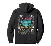 Humorknebel für Erwachsene mit floralem Tongue Punch Your Fart Box Pullover Hoodie