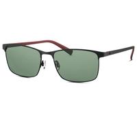 HUMPHREY´S eyewear 586121 101140 polarisiert Metall Panto Schwarz/Schwarz Sonnenbrille, Sunglasses