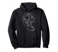 Hund Black and Tan Coonhound Pullover Hoodie