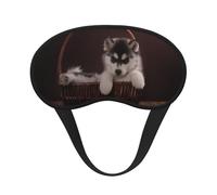 Hund Husky,Vollständige Augenabdeckungen, lichtundurchlässige Schlafmasken, Verdunkelungs-Augenschützer