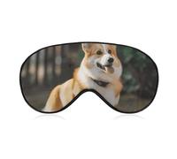 Hunde-Corgi-Augenmaske, Schlafmaske, Augenmasken für Schlafmasken für Damen und Herren, Schlafmaske, Reise-Augenmaske, Schlafmaske, Verdunkelung, lustige Schlafmaske, niedliche Schlafmaske