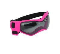 Hundebrillen für Hunde, XS | Weiche Rundum Schutzbrille für Haustiere mit verstellbarem Riemen und farbigen Gläsern für Spaziergänge und Fahrten