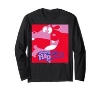Hungry Hippos Big Red and Pink Langarmshirt