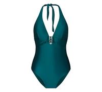Badeanzug HUNKEMÖLLER "Badeanzug Dominica", Damen, Gr. XXL, grün, 64% Polyamid, 19% Elasthan, 17% Polyester, Badeanzüge Badeanzug (33117463-XXL) grün