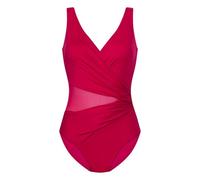 Hunkemöller Badeanzug Shaping Shell Mesh - Sangria - L