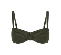 Hunkemöller Bikini-Oberteil "Cairo" in Oliv - Größe 80B | Damen Bademode