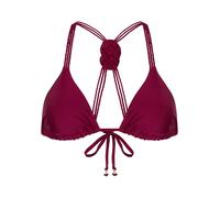 Hunkemöller Bikini-Oberteil "Marrakech" in Bordeaux - Größe L | Damen Bademode
