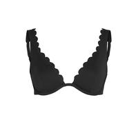 Hunkemöller Bikini-Oberteil "Scallop" in Schwarz - Größe 75A | Damen Bademode