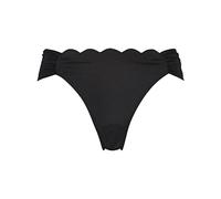 Hunkemöller Bikini Slip Rio Scallop - Nero - XL
