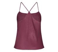 Pyjama HUNKEMÖLLER "Ayla Satin Cami Top", Damen, Gr. M, lila, 55% Viskose, 45% Polyester, Homewear-Sets Pyjama (54062755-M) lila