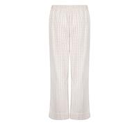 Hunkemöller Dobby Pyjamahose Gewebte Baumwolle Beige XS