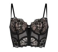 Hunkemöller Gepolsterter Longline-Bügel-BH Prina Schwarz 70E