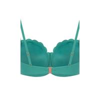 Hunkemöller Gepolstertes trägerloses Bikinioberteil mit Bügel Scallop Cup E + Grün 70B
