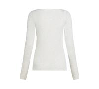 Hunkemöller Himmlisch weiches Shirt aus Kaschmir-Mix mit U-Boot-Ausschnitt Grau 2XL