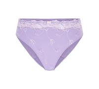 Slip HUNKEMÖLLER "Hochgeschnittener Slip Diva", Damen, Gr. M, lila, 73% Polyamid, 14% Elasthan, 13% Polyester, Unterhosen Slip (58582567-M) lila