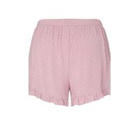 Pyjama HUNKEMÖLLER "Jersey-Shorts mit Rüschen", Damen, Gr. XL, rosa, 100% Viskose, Homewear-Sets Pyjama (40295549-XL) rosa