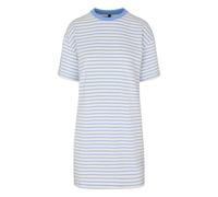 Schlafanzug HUNKEMÖLLER "Roundneck Nightshirt", Damen, Gr. XL/XXL, blau, 100% Baumwolle, Homewear-Sets Schlafanzug (81298619-XL) blau