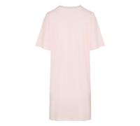 Schlafanzug HUNKEMÖLLER "Roundneck Nightshirt", Damen, Gr. XL/XXL, rosa, 100% Baumwolle, Homewear-Sets Schlafanzug (38265700-XL) rosa