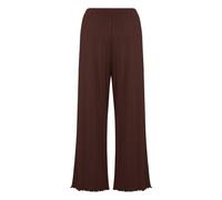 Hunkemöller Pyjama-Hose Loose Pointelle Braun XL