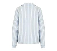 Hunkemöller Pyjama-Jacke Longsleeve Woven Blau XS