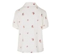 Hunkemöller Pyjama-Jacke Satin Weiß L
