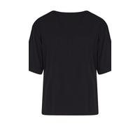 Pyjama HUNKEMÖLLER "Pyjama Top Jersey Essential", Damen, Gr. S, schwarz, 92% Viskose, 8% Elasthan, Homewear-Sets Pyjama (42546914-S) schwarz