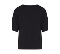 Pyjama HUNKEMÖLLER "Pyjama Top Jersey Essential", Damen, Gr. XS, schwarz, 92% Viskose, 8% Elasthan, Homewear-Sets Pyjama (42546914-XS) schwarz