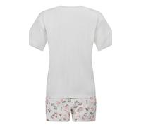 Pyjama HUNKEMÖLLER "Pyjama Set Daisy", Damen, Gr. L, grün, 95% Viskose, 5% Elasthan, Homewear-Sets Pyjama (23701530-L) grün